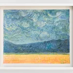 Sky Glabush, Orange Tree at Sundown (Study), 2024