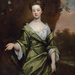 godfrey kneller, portrait of a lady in green