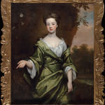 godfrey kneller, portrait of a lady in green
