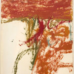 Frank Auerbach, Nude Standing , 1954