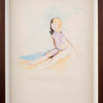 Jean Cooke, Looking down from the cliff at Birling Gap II, 2005, c.