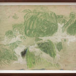 Jean Cooke, Looking down from the cliff at Birling Gap II, 2005, c.