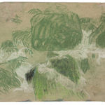 Jean Cooke, Looking down from the cliff at Birling Gap II, 2005, c.