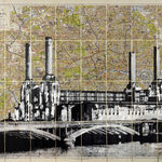 Angela Morris-Winmill, Tower Bridge, Pink Ink (Unframed)
