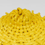 Xanthe Somers, RANCID / Floor standing lamp, white orange and green, 2022