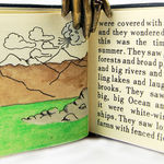 The Million Little Breezes. Illustrated text spread