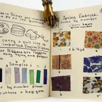 Mouse Mills Catalogue for Spring. Illustrated text spread