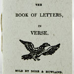The Book of Letters, in Verse. Front cover