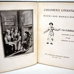 Children's Literature Books and Manuscripts. Title-page spread