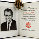 The Inaugural Address of Richard Milhous Nixon, President of the United States. Delivered at the Capitol, Washington, January 20, 1969. Title-page spread
