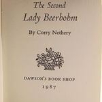 The Second Lady Beerbohm by Corry Nethery. Title page.