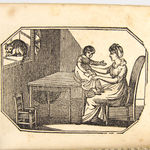 The Orphan. Woodcut illustration.