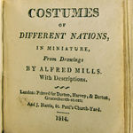 A Miniature Historic Library in 4 Volumes. Costumes title page