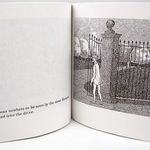 Proof of The Other Statue by Edward Gorey. Illustrated spread