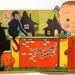 Bunty "Magic-Action" Book. Illustrated spread