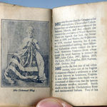 Tom Thumb History of the United States. Interior page with drawing of Betsy Ross.