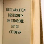 1789-1989. Commémoration du Bicentenaire de La Révolution Française. Déclaration des Droits de L'homme et du Citoyen. Text page