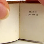 "Je ne vis que par la;" / "Cette pensée c'est vous" by Benjamin Constant. Title page.