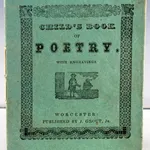 Child's Book of Poetry, with Engravings. Cover page.