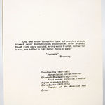 Women of Greatness in American Herstory. Back of illustrated card