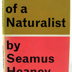Death of a Naturalist by Seamus Heaney. Front cover in dust jacket.
