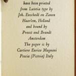 Gray's Elegy. Written in a Country Churchyard. Colophon