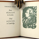 Gray's Elegy. Written in a Country Churchyard. Illustrated spread