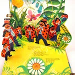 Jedem na prázdniny by Vojtech Kubasta. Pop-up spread