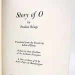 Story of O by Pauline Réage. Title page