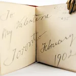 The Vicar of Wakefield by Oliver Goldsmith miniature book. Gift inscription