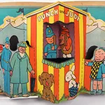 Bunty "Magic-Action" Book. Illustrated spread