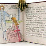 The Princess and the Swineherd. Illustrated text spread