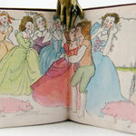 The Princess and the Swineherd. Illustrated spread