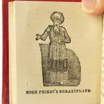 Sacred History. The Earliest Republic in the World by S.D. Wyeth. Interior page with engraving of high priest.