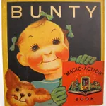 Bunty "Magic-Action" Book. Front cover