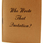 Who Wrote It? Front cover