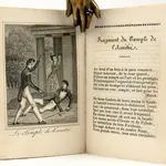 Bibliothèque en Miniature. Illustrated spread