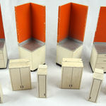 GE salesman's model kitchen kit. Kitchen models