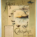 Ernest Nister's Art Calendar for 1893. Front cover