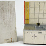 GE salesman's model kitchen kit. Kitchen models