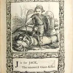 The Childs Own Alphabet published by Low & Son. Interior page of letter J.