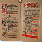 Ye Primer: A Rhyme Book on Ye Letter of Ye Alphabet, Containing Also Certain Short Truths. Interior page letters X-Z and tire advertisement.