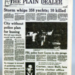 The Plain Dealer. Front cover.