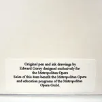 Store display for Metropolitan Opera Magnets. Back