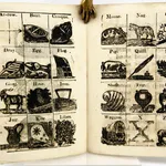 Mavours First Spelling Book. Interior page, woodcuts.