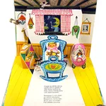 Jedem na prázdniny by Vojtech Kubasta. Pop-up spread