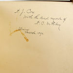 Modern Bookbinding Practically Considered. Inscription