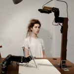 Patrick Tresset, Human Study #1 3RNP, Young Woman, 2017. Photo by tommo