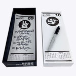 Ryan McGinness, Calendar To-Do List Pad 2023, 2022