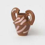 Beginner Ceramics, Looping Mirror in Eggshell, 2024